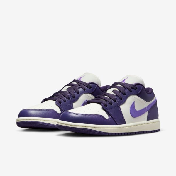 Air Jordan 1 Low White Purple